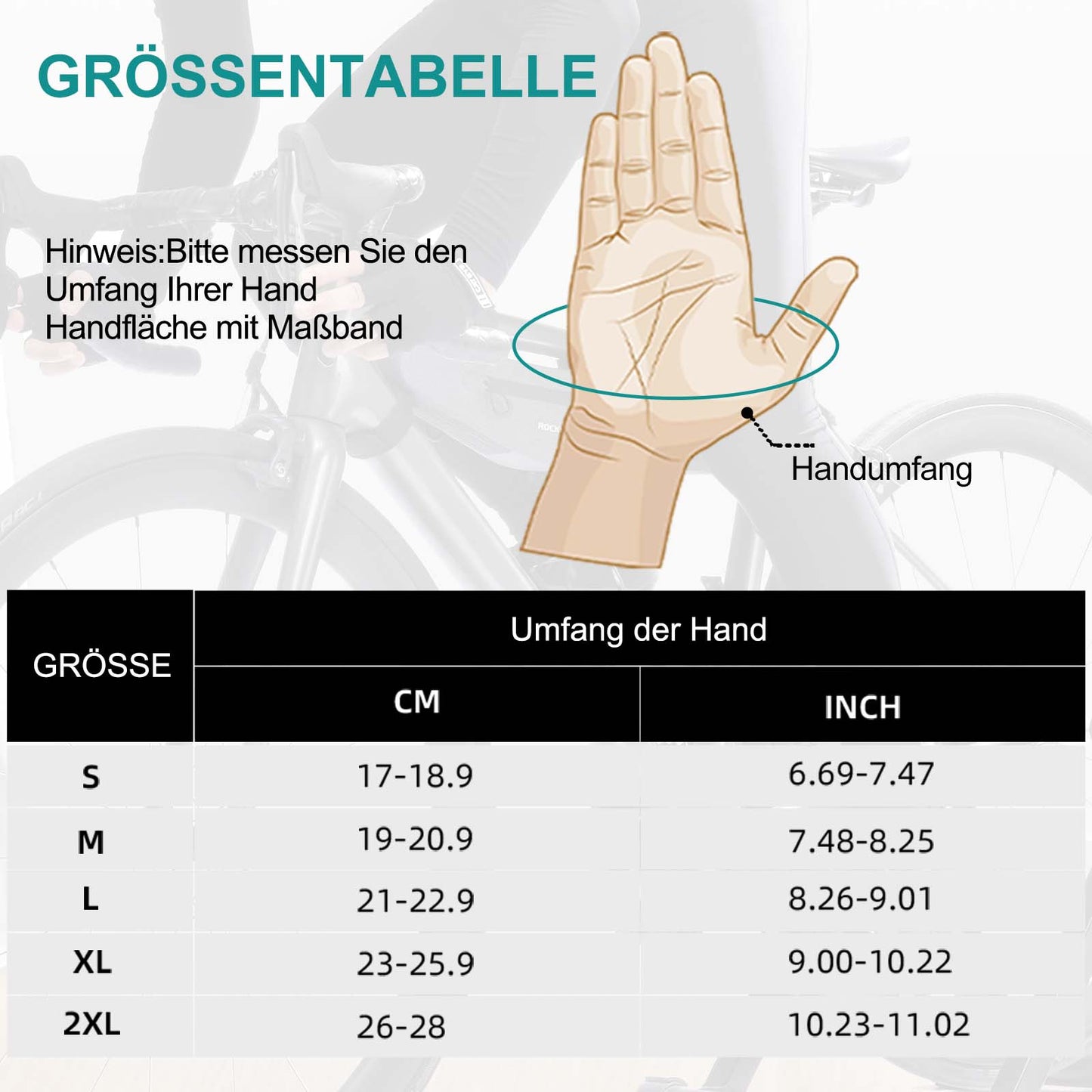 Reithandschuhe Full Finger SBR Herren Sporthandschuhe M-XXL ROCKBROS