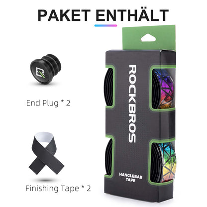 rutschfest Fahrrad Lenkerband für MTB Rennrad 2 Rollen ROCKBROS