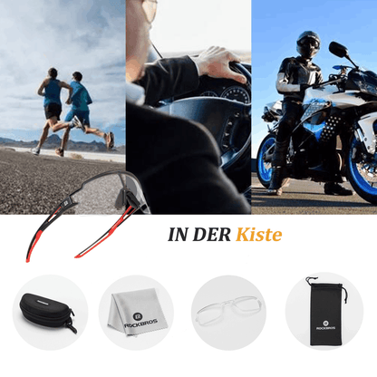 Sonnenbrille für Männer & Frauen UV-Schutz Fahrradbrille ROCKBROS