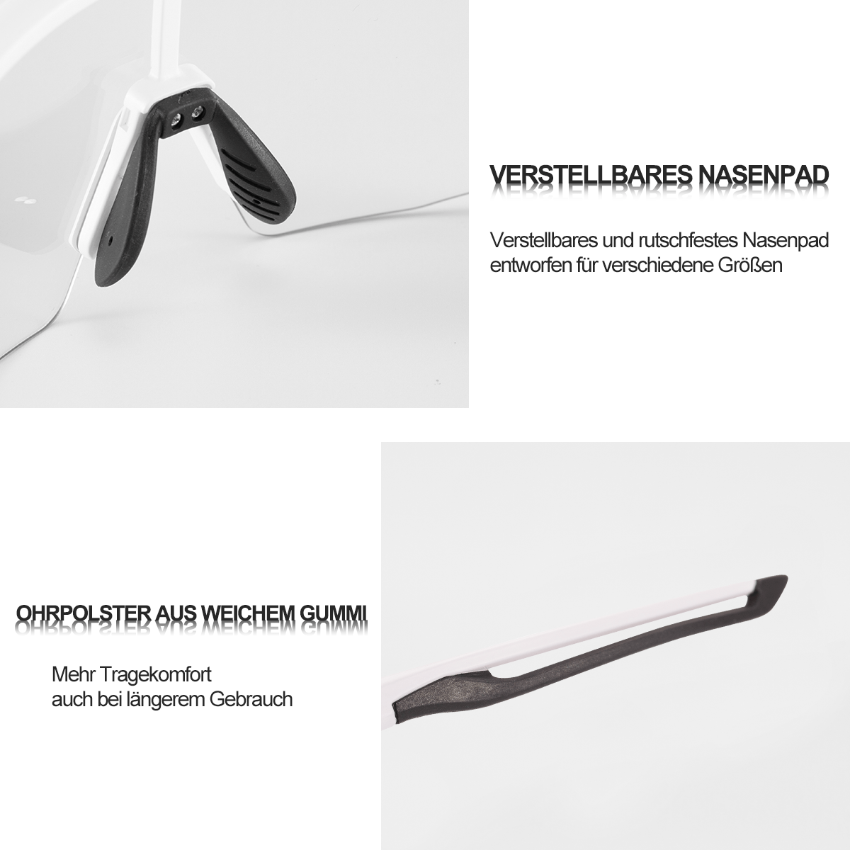 Sonnenbrille für Männer & Frauen UV-Schutz Fahrradbrille ROCKBROS