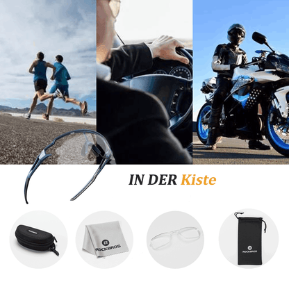 Sonnenbrille für Männer & Frauen UV-Schutz Fahrradbrille ROCKBROS