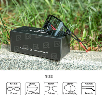 Sonnenbrille für Männer & Frauen UV-Schutz Fahrradbrille ROCKBROS