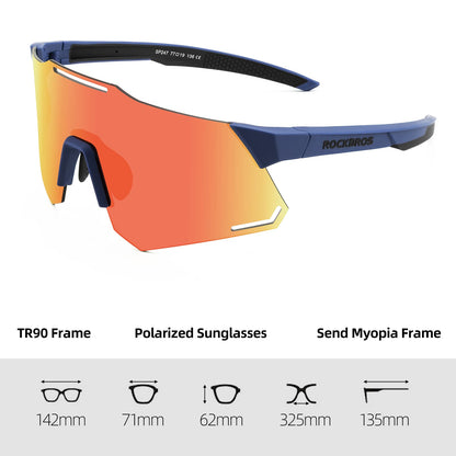 Sonnenbrille UV400 Schutz Radsportbrille für Damen/ Herren ROCKBROS