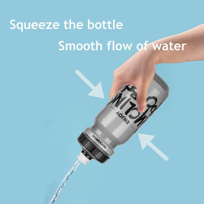 Sport Trinkflasche 600 ml aus PP5 mit Staubschutzhülle geliefert ROCKBROS