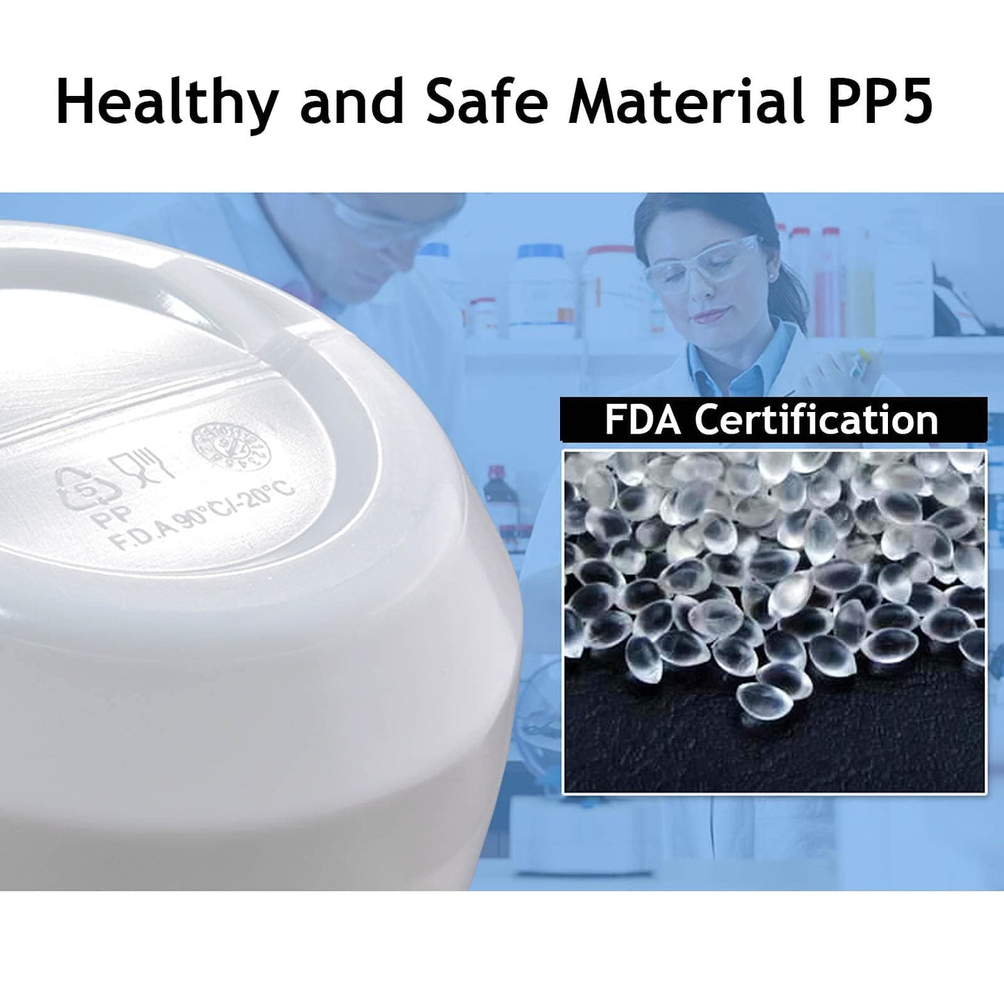 Sport Trinkflasche 600 ml aus PP5 mit Staubschutzhülle geliefert ROCKBROS