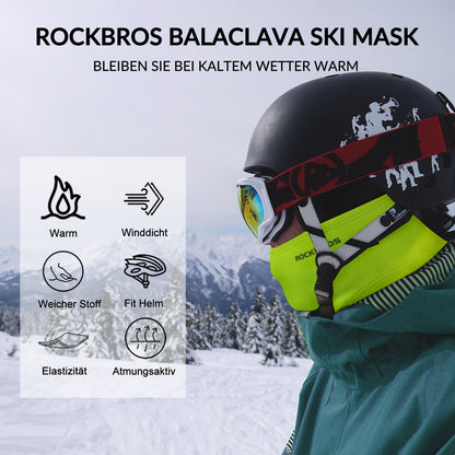 Sturmhaube 2er Set Herbst Winter Balaclava für Outdoorsports Unisex ROCKBROS