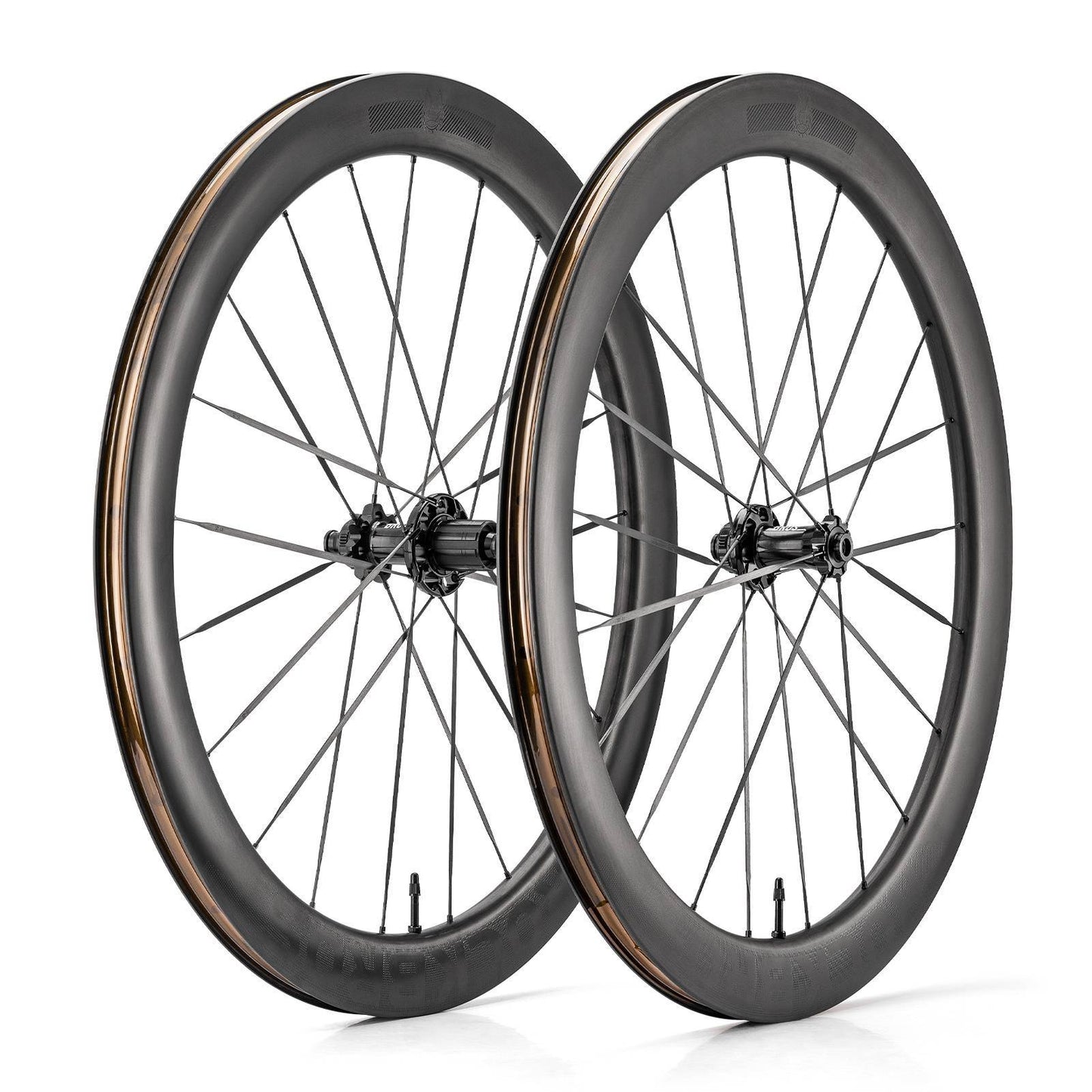 T700 Carbon Laufradsatz 55mm Scheibenbremse Steckachse Laufrad Set für Rennrad Inklusive Vakuum-Reifenkissen ROCKBROS