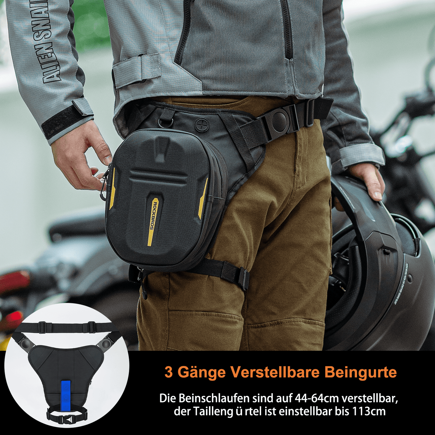 Tankrucksack Magnet Motorrad Beintasche mit Schultertragegurt ROCKBROS