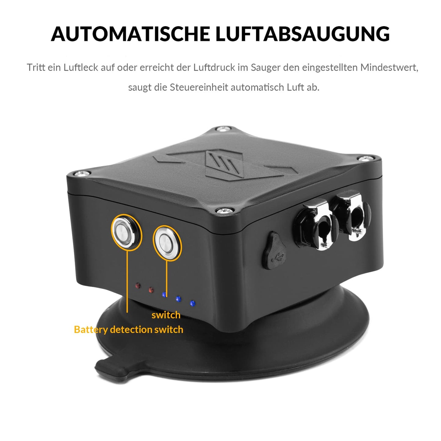 Tragbar Fahrradträger elektrisch Fahrrad Dachträger mit Saugnapf ROCKBROS