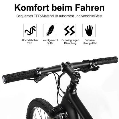 Ultra-Leicht Fahrradgriffe aus Gummi mit Aluminium Lock-on Design ROCKBROS