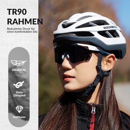 Ultraleicht Fahrradbrille Selbsttönende Sonnenbrille mit UV400-Schutz ROCKBROS