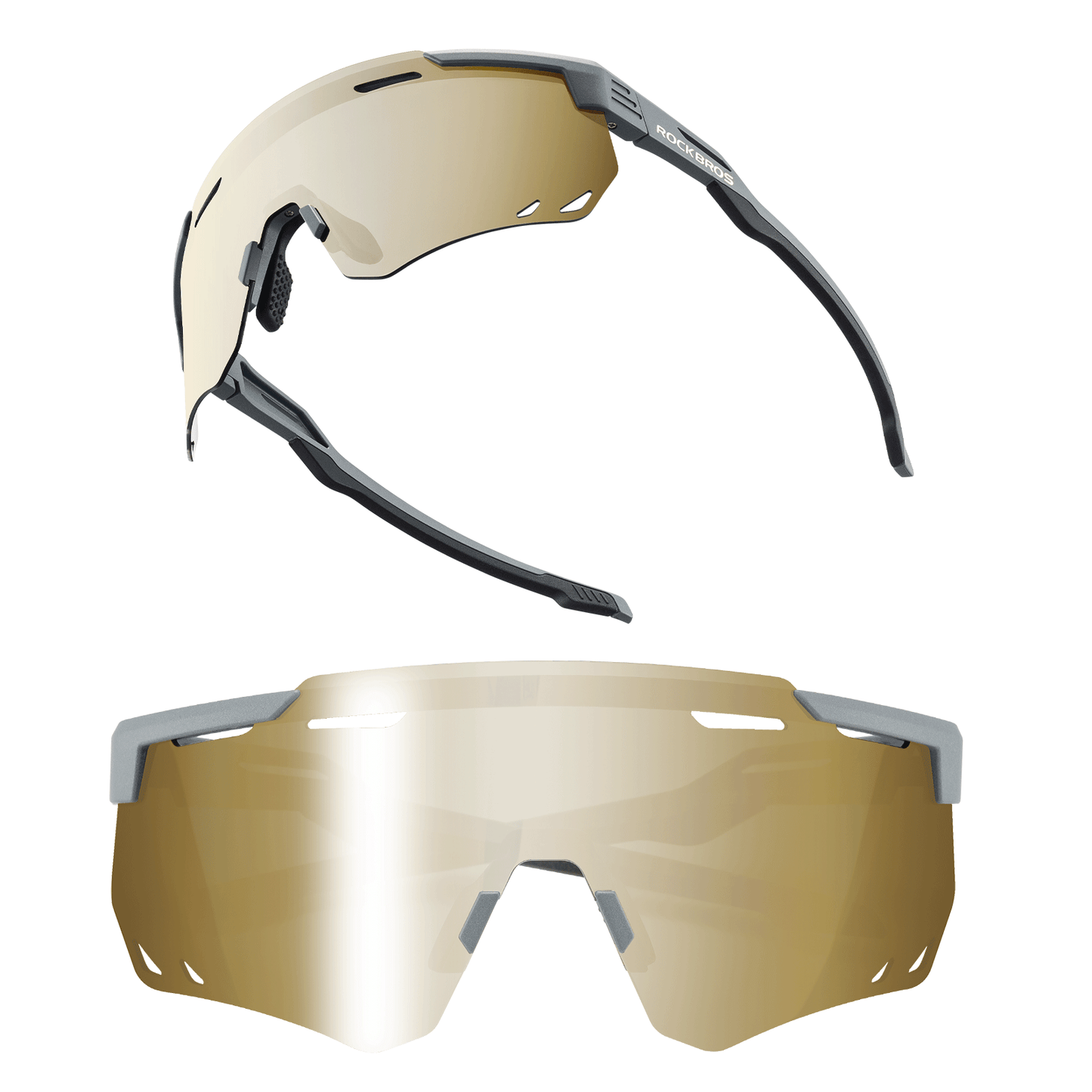 Ultraleicht Fahrradbrille Polarisierte Sonnenbrille mit UV400-Schutz ROCKBROS