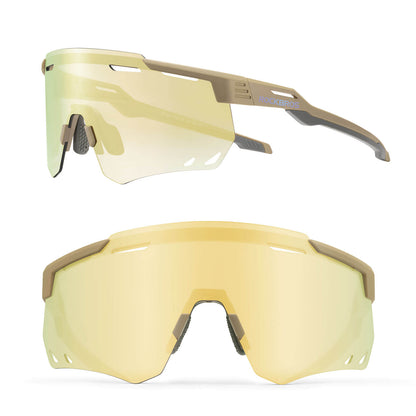 Ultraleicht Fahrradbrille Selbsttönende Sonnenbrille mit UV400-Schutz ROCKBROS