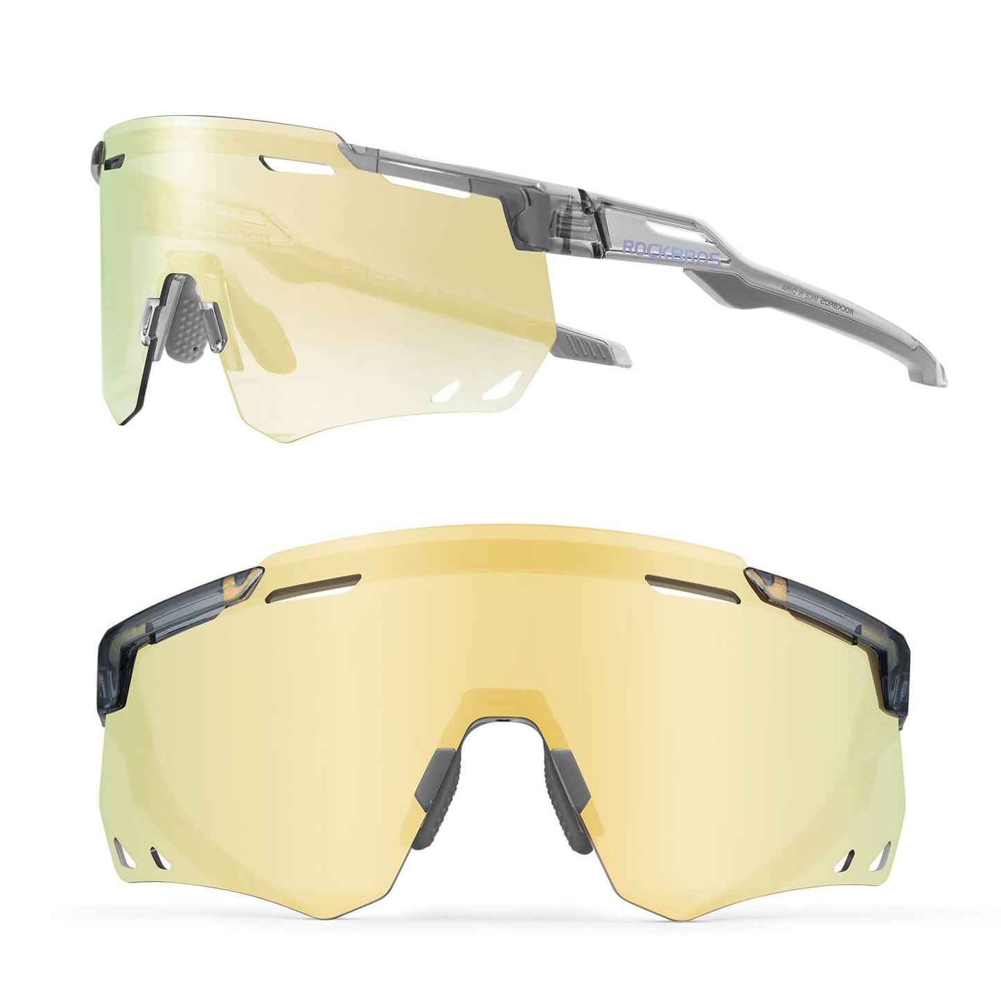 Ultraleicht Fahrradbrille Selbsttönende Sonnenbrille mit UV400-Schutz ROCKBROS