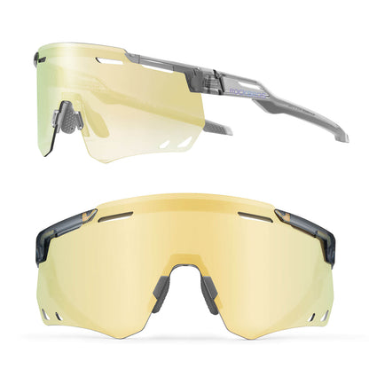 Ultraleicht Fahrradbrille Selbsttönende Sonnenbrille mit UV400-Schutz ROCKBROS