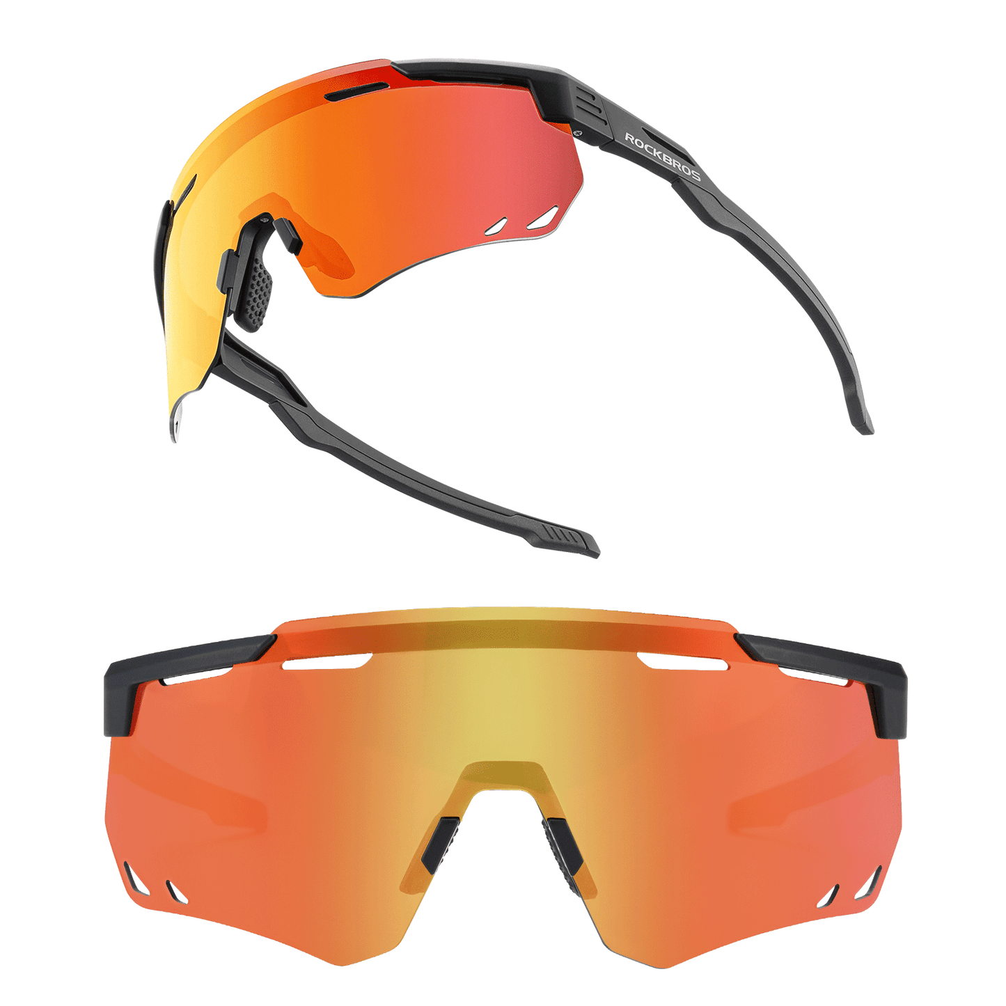 Ultraleicht Fahrradbrille Polarisierte Sonnenbrille mit UV400-Schutz ROCKBROS