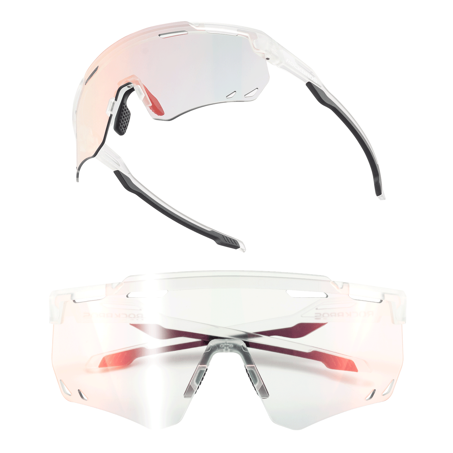 Ultraleicht Fahrradbrille Selbsttönende Sonnenbrille mit UV400-Schutz ROCKBROS