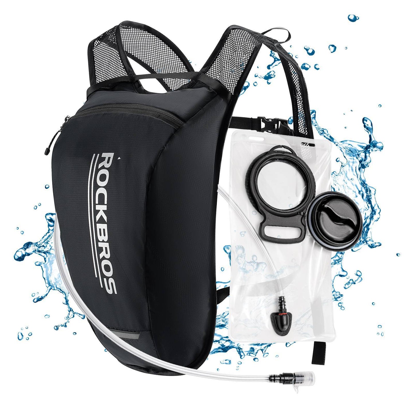 Ultraleicht Trinkblase Rucksack Fahrradrucksack mit Trinksystem 2L ROCKBROS