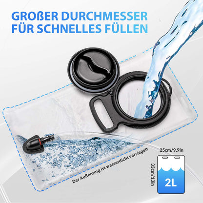 Ultraleicht Trinkblase Rucksack Fahrradrucksack mit Trinksystem 2L ROCKBROS