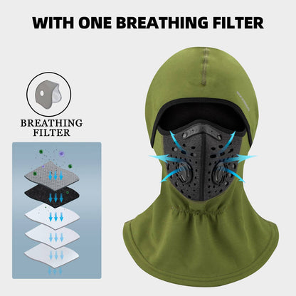 Winddicht & Staubdicht Sturmhaube Balaclava Winter Halswärmer ROCKBROS