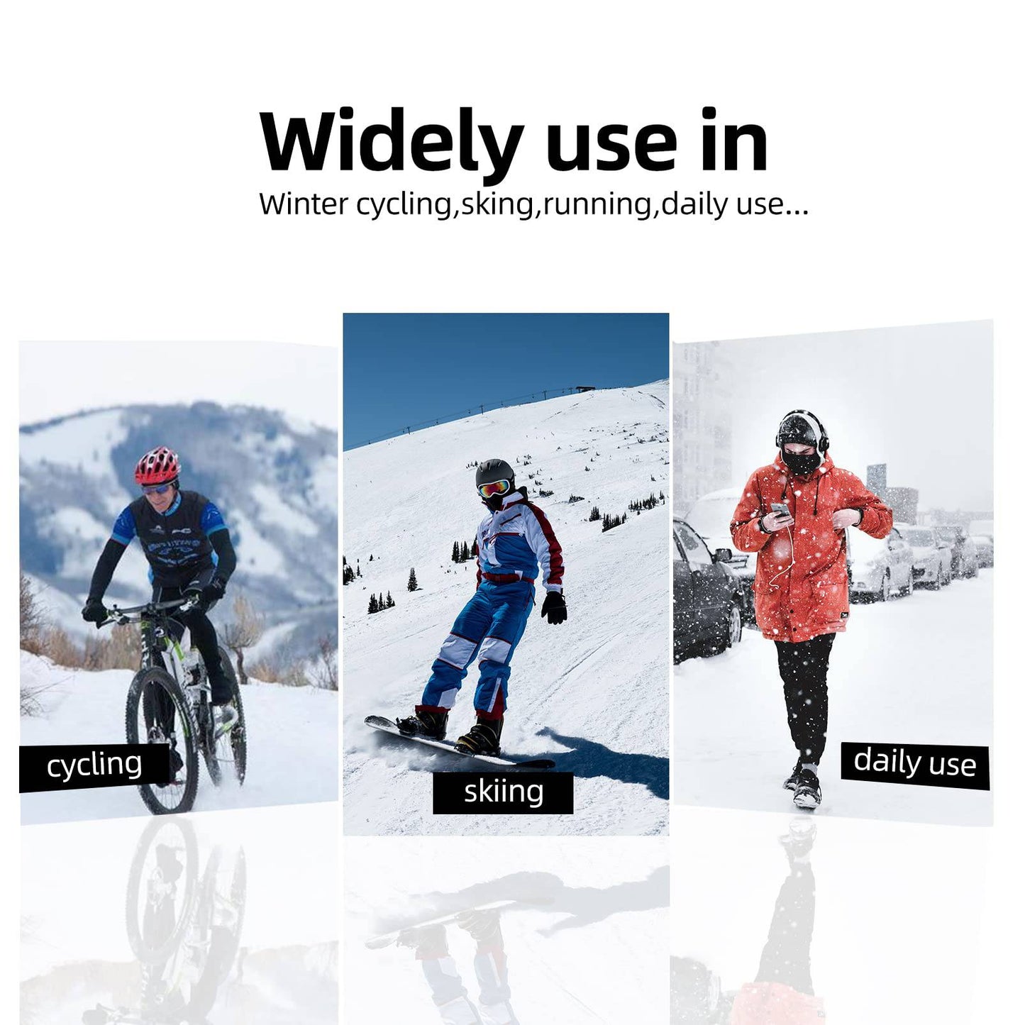 Winddicht & Staubdicht Sturmhaube Balaclava Winter Halswärmer ROCKBROS