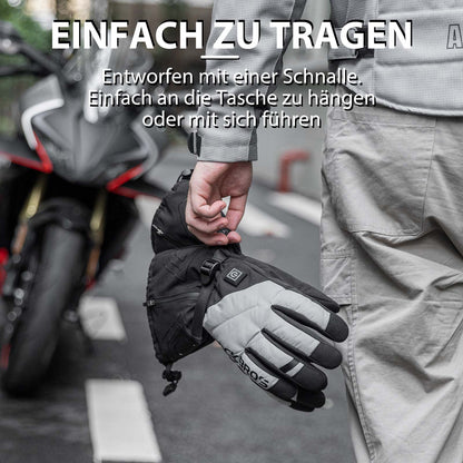 Winter Handschuhe Beheizbare Fahrradhandschuhe mit Batterie M-XL ROCKBROS