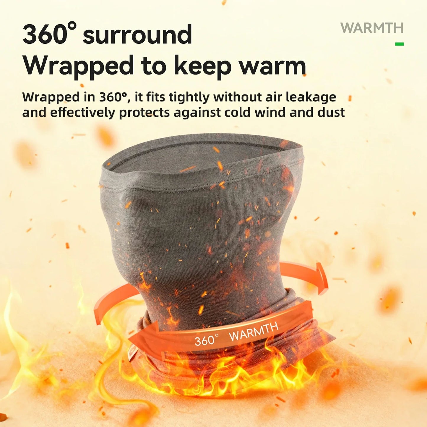 Winter Thermo Halstuch aus Wolle Schlauchtuch ROCKBROS