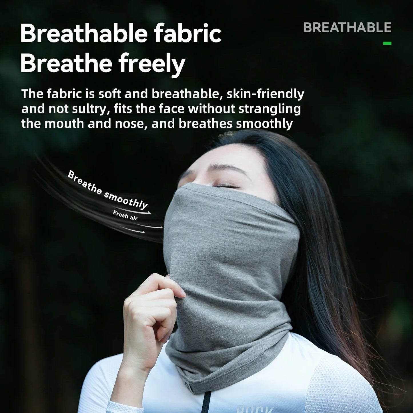 Winter Thermo Halstuch aus Wolle Schlauchtuch ROCKBROS