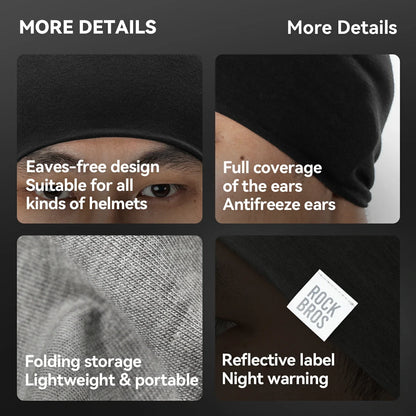 Winter Thermo Mütze aus Wolle ROCKBROS