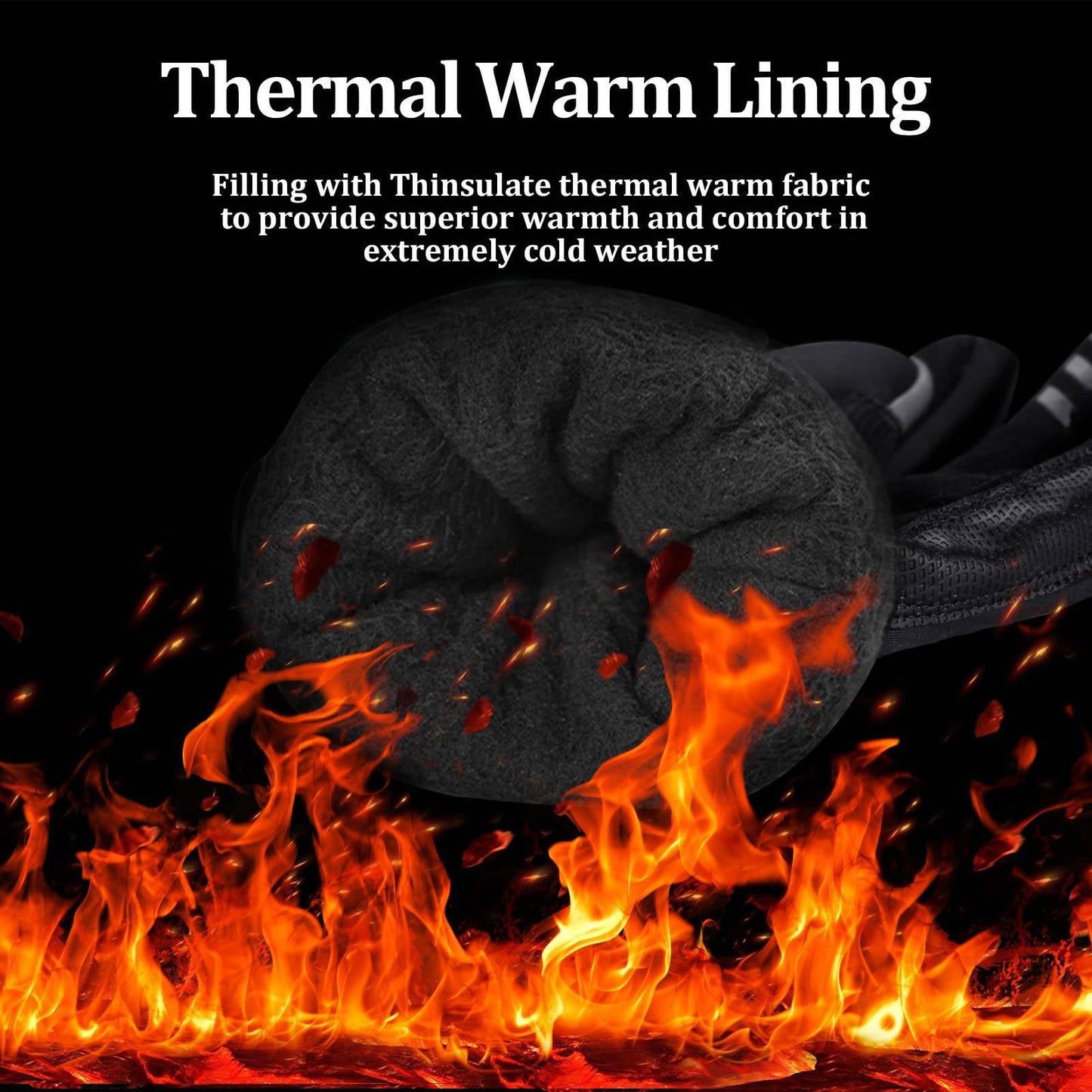 Winterhandschuhe Fahrradhandschuhe Herren Winddicht M-2XL ROCKBROS