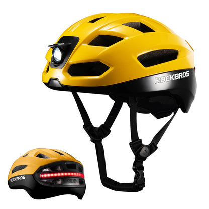 ROCKBROS Fernsteuerbarer Smart Fahrradhelm mit Licht