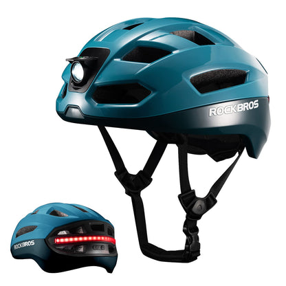 ROCKBROS Fernsteuerbarer Smart Fahrradhelm mit Licht