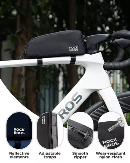 ROCKBROS Fahrradtasche Wasserdichte Rahmentasche Abnehmbare Dreiecktasch 0,9L