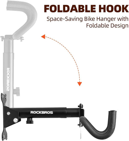 ROCKBROS Fahrrad Montageständer Wandhalter Wandhalterung Fahrradhalter bis 15kg