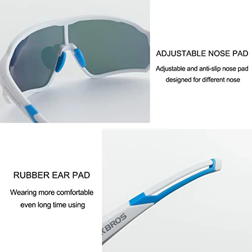 ROCKBROS 10134 Fahrradbrille Polarisiert Sonnenbrille mit UV400-Schutz