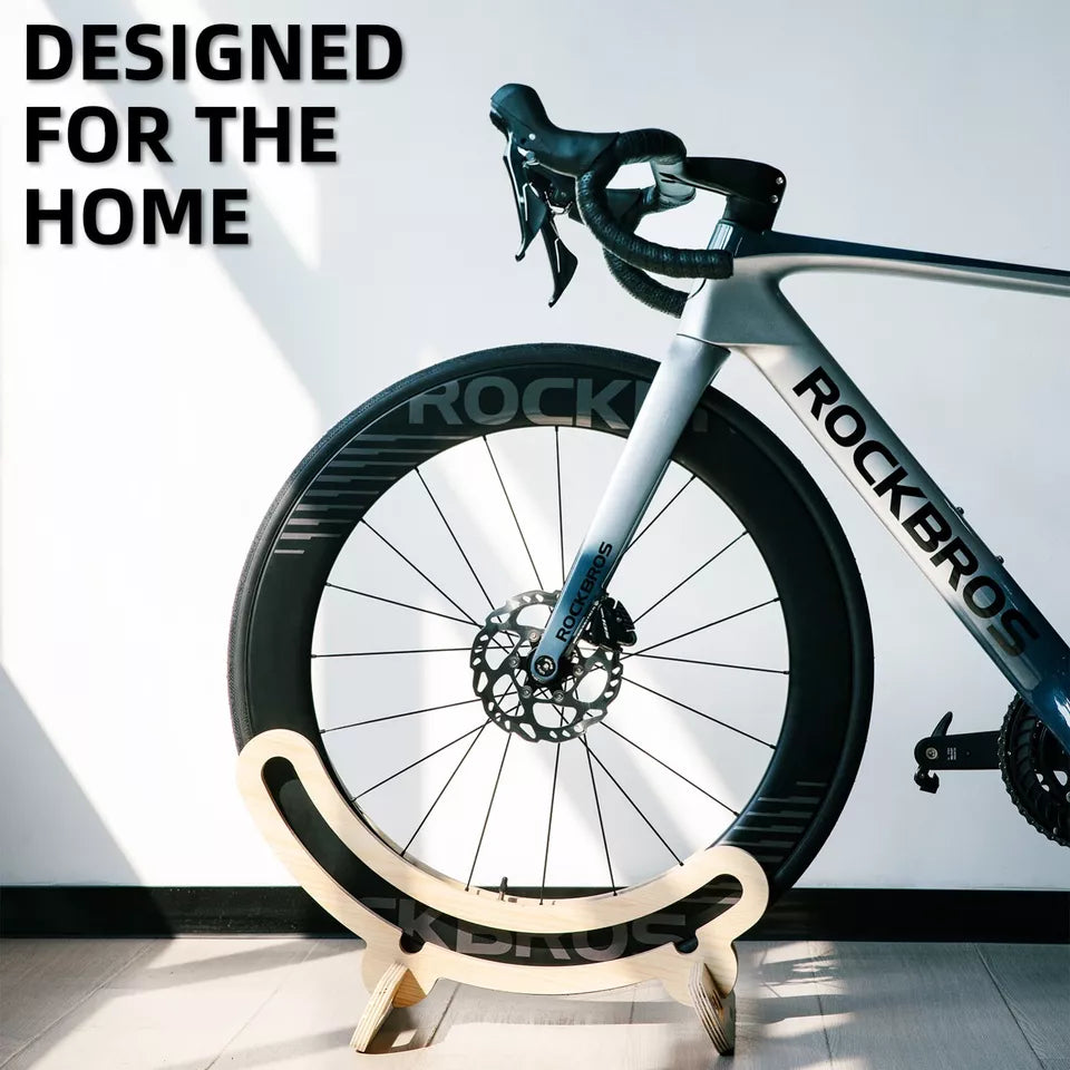 fahrradständer für carbon bikes ROCKBROS Fahrradständer Holz Mittelständer 30mm für 23C-30C Räder 700C – futurebikeshop.de