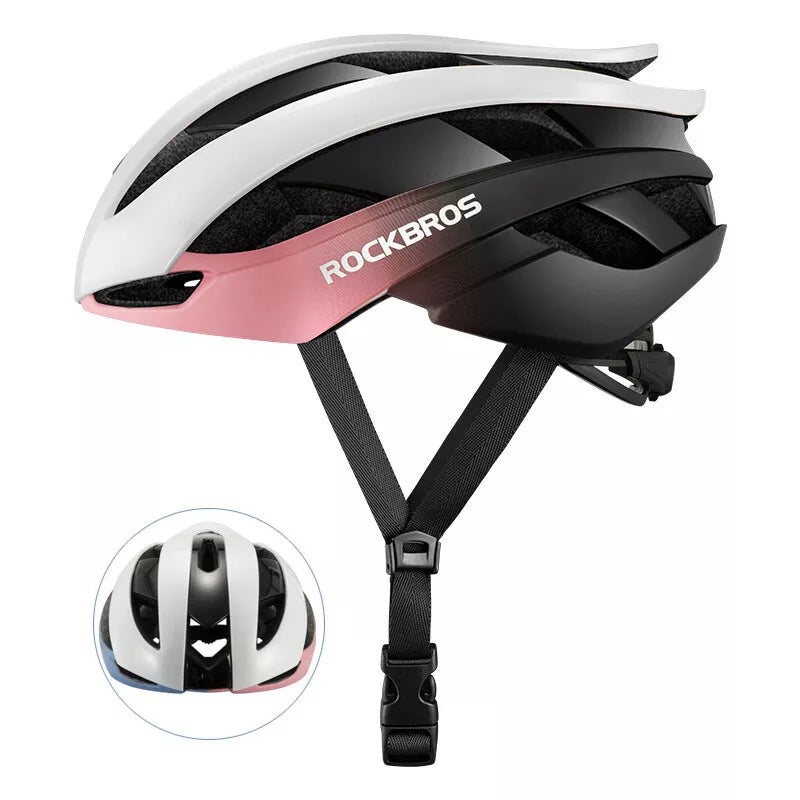 ROCKBROS Fahrradhelm Helm für Damen Herren Radhelm 4 Farbe Schutzhelm M/L 55-61 cm -