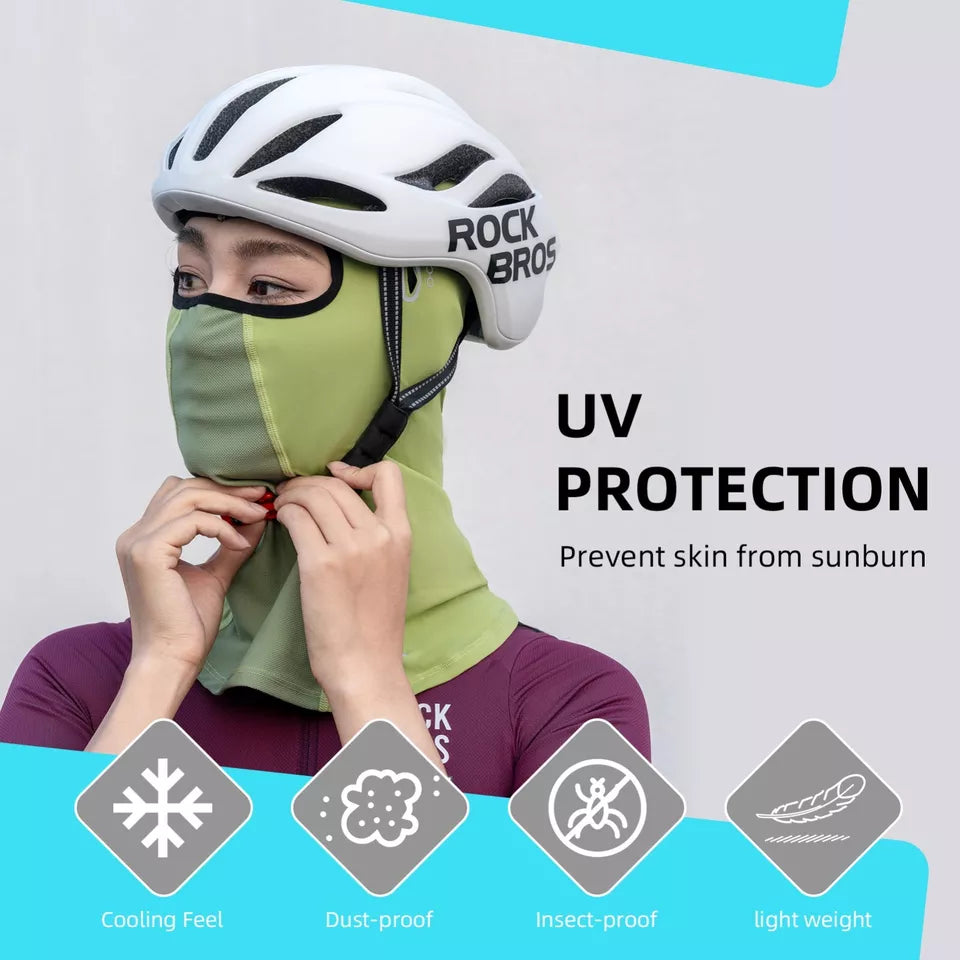 ROCKBROS Sommer Sturmhaube UPF40+ Balaclava Multifunktional Maske