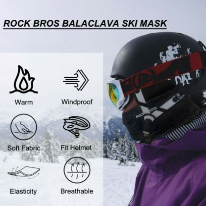 ROCKBROS Sturmhaube Fahrrad/Motorrad Balaclava Herbst Winter für Outdoorsports