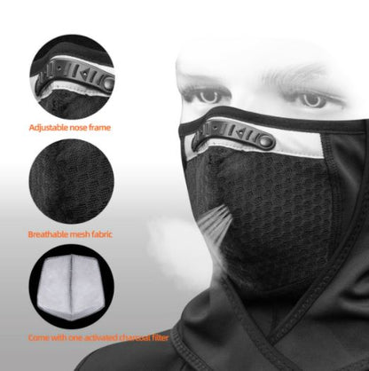 ROCKBROS Balaclava Wintermaske Fleece Skimaske Winddicht Motorrad Radfahren