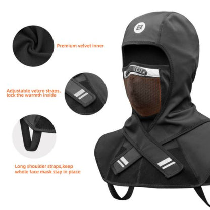 ROCKBROS Balaclava Wintermaske Fleece Skimaske Winddicht Motorrad Radfahren