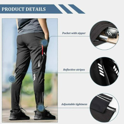 ROCKBROS Fahrradhose Lange Hose Radfahren Herren Sport Lässige Schwarz