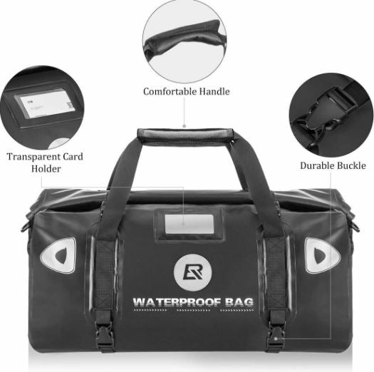 ROCKBROS Motorradtasche Wasserdicht Satteltasche 20L/40L Gepäckträgertasche PVC