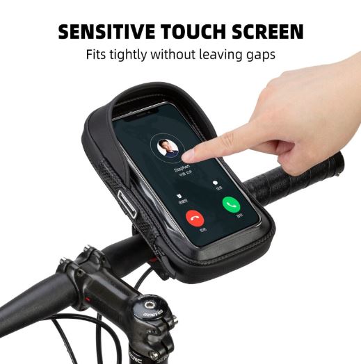handy lenkertasche für e-bike ROCKBROS Handytasche Fahrrad Rahmentasche Handyhalterung Lenkertasche – futurebikeshop.de