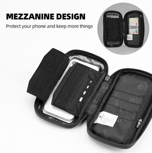 lenkertasche handy motorrad ROCKBROS Handytasche Fahrrad Rahmentasche Handyhalterung Lenkertasche – futurebikeshop.de