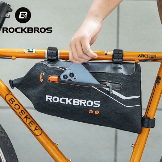 fahrrad rahmentasche e bike ROCKBROS Rahmentasche Oberrohrtasche Fahrrad Tasche für MTB Rennrad E- – futurebikeshop.de
