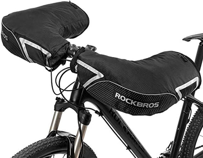 roller handschuhe winter ROCKBROS Lenkerstulpen Lenker Handschuhe für Fahrrad Motorrad Roller S – futurebikeshop.de