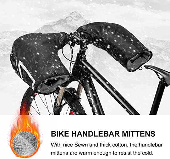 lenkrad handschuhe fahrrad ROCKBROS Lenkerstulpen Lenker Handschuhe für Fahrrad Motorrad Roller S – futurebikeshop.de