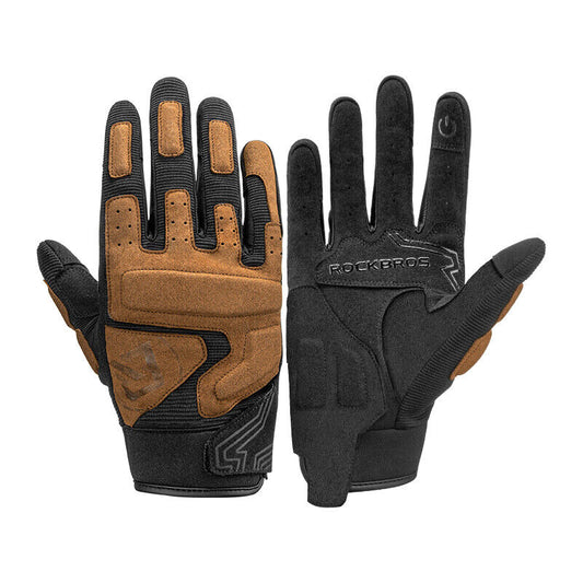 ROCKBROS MT003 Handschuhe Motorrad Vollfingerhandschuhe Touchscreen Fahrrad