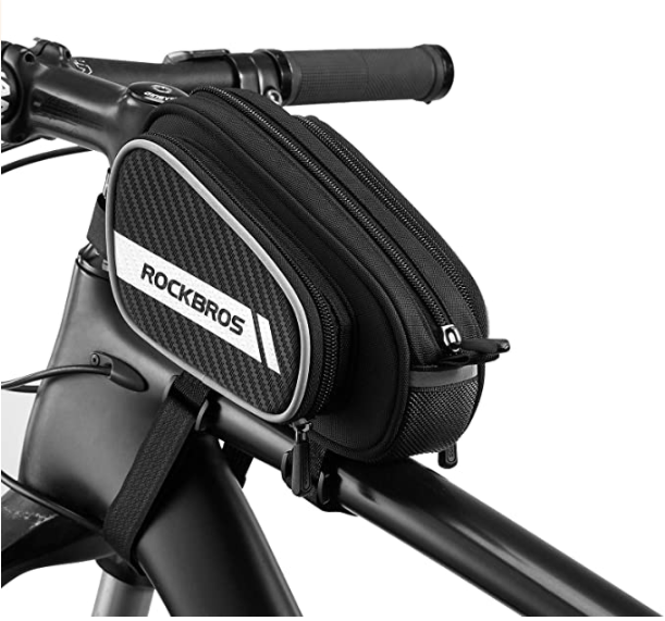 ROCKBROS 006-1BK Fahrrad Rahmentasche Reflektierend 1,8L Schwarz